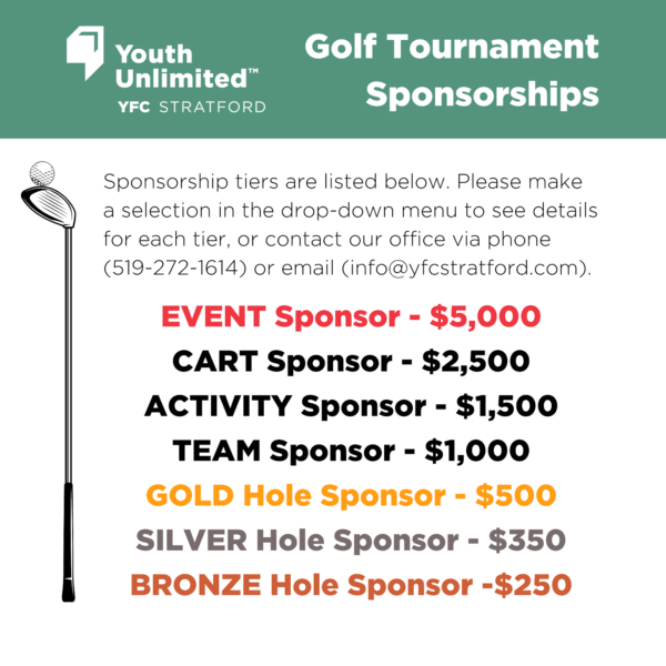 Annual Golf Tournament Sponsorship