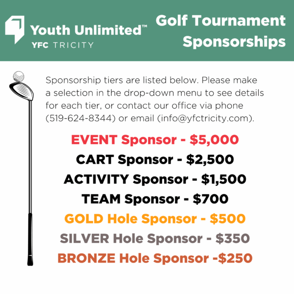Golf Tournament Sponsors (TriCity)